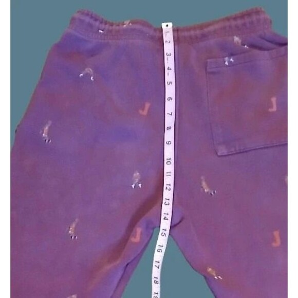 Jordan Essentials Holiday Allover Print Fleece Sweatpants Sz 30"W & 26" Inseam - Picture 8 of 12